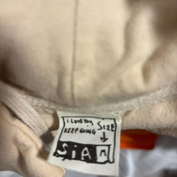 Sia Hoodie - I love you keep going (M) - Picture 2 of 2